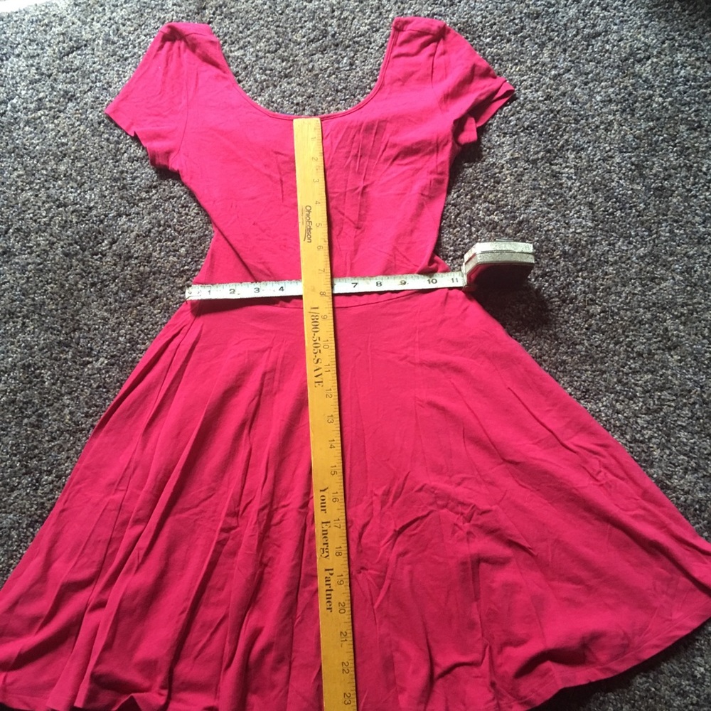 Pink Dress with Blue Bow - Picture 3 of 6